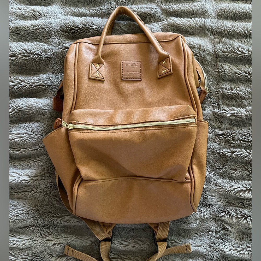 Anello Leather Backpack